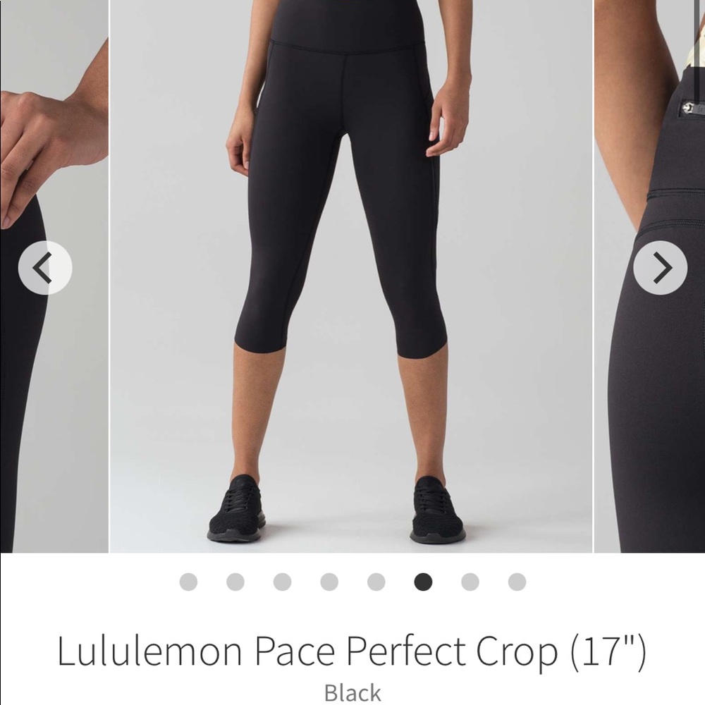 Lululemon Pace Perfect Crop (17”)